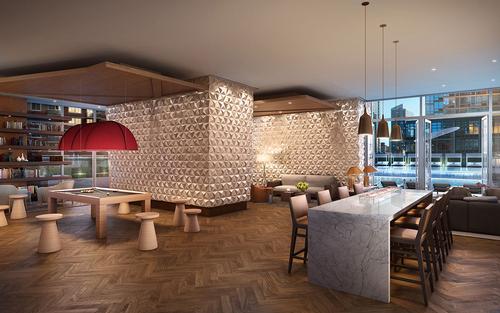 David Rockwell's studio designed the building and its interiors / Moinian Group 