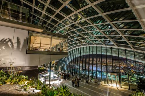 The Sky Garden is open to the public through advanced bookings only