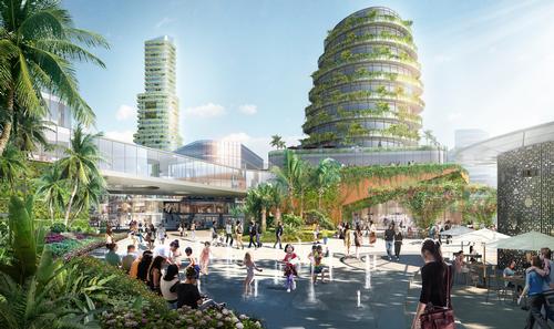 Public parks and pedestrian pathways will be at the heart of the scheme / Sasaki Associates