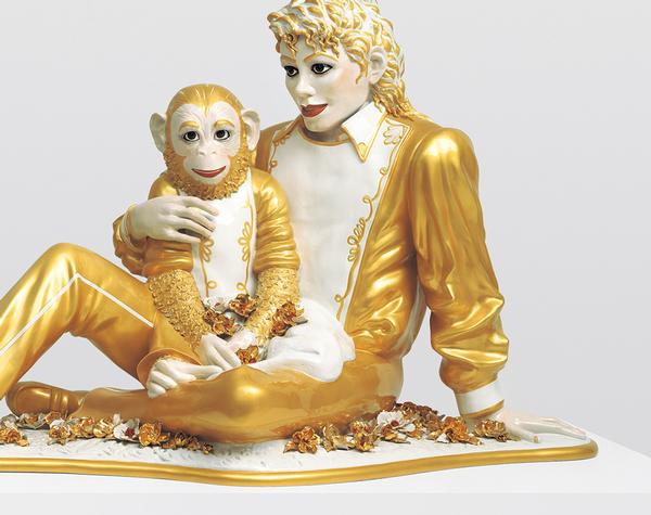 Michael Jackson and Bubbles by Jeff Koons, 1988 / ARTWORK IMAGES COURTESY THE BROAD AND THE ARTIST