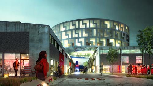 Ragnarock will include a new home for the Roskilde Festival Folk Music School / MVRDV/Luxigon
