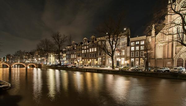 An exterior view of the Pulitzer Amsterdam. The iconic Dutch hotel has recently been renovated