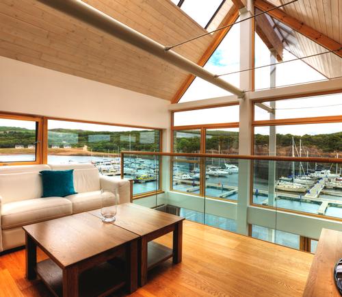 Portavadie includes a variety of accommodation, from luxury apartments to self-catering, pet-friendly cottages / Portavadie