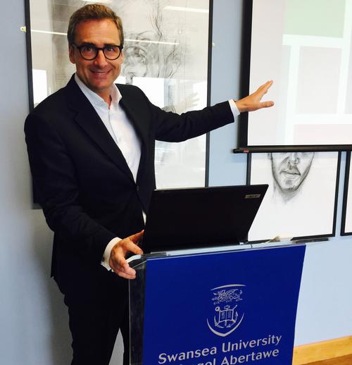 Dr Franz Linser, guest speaker at the Global Wellness Round Table, Wales, member of the board of the Global Wellness Summit and CEO of Linser Hospitality / Liz Terry