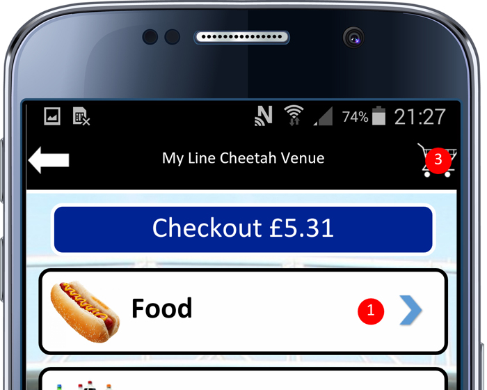The Line Cheetah app works on Apple and Android devices / 