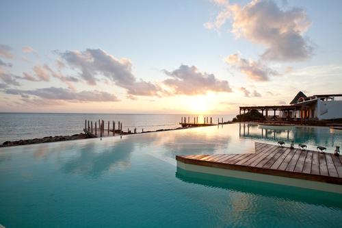 The resort, situated on the north east coast of Zanzibar in a natural cove, features 40 suites and nine large villas / MHG