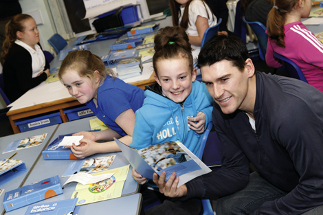 Appearances by Manchester City players like Gareth Barry boost the profile of community initiatives