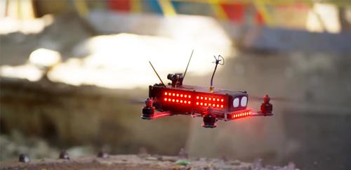 Miniature, multi-rotored drones are faster, stronger, smaller and more agile than ever before / Drone Racing League 