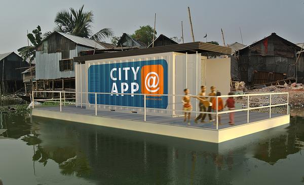 Waterstudio is trialling its floating slum school initiative in Bangladesh