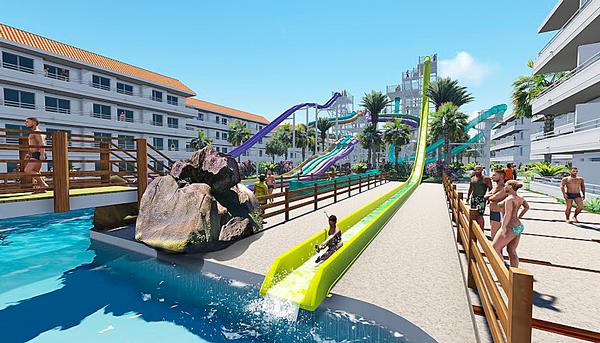 BH Mallorca’s Twisted waterpark features adrenaline slides and chill-out areas