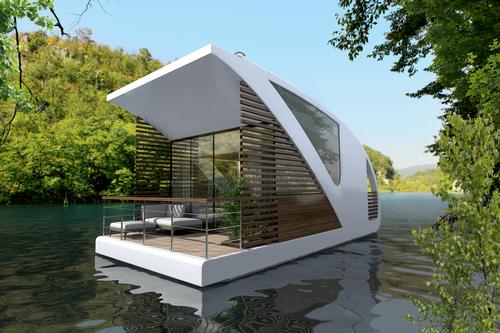A catamaran apartment unit allows guests to leisurely explore nature / Salt & Water Design Studio