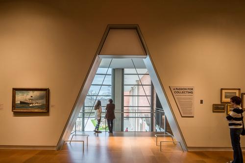 The interiors have been carefully matched and inverted to create symmetry throughout the space / Ennead Architects