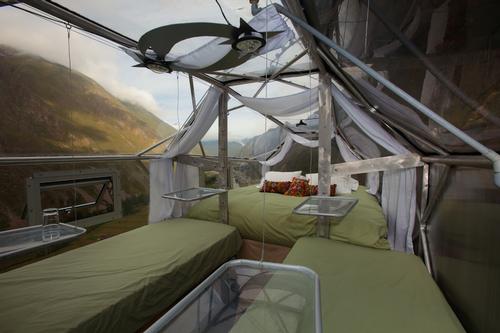 Three pods have been installed and are handcrafted from aerospace aluminium and weather-resistant polycarbonate