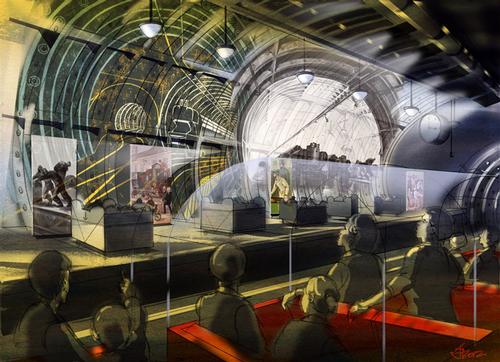 One of the attraction’s key features will be the transformation of a disused underground mail line 