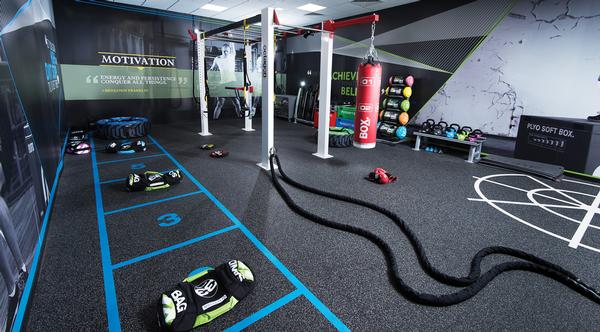 The floor in a functional training zone has very particular needs