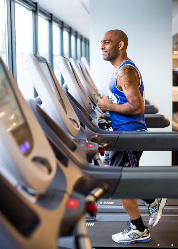 Killicharan was 19 stone when he joined Anytime Fitness