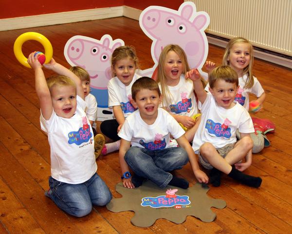 Classes harness the magic of the popular Peppa Pig TV show