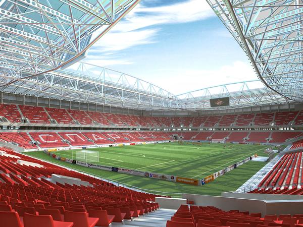 The new Spartak stadium in Moscow, Russia