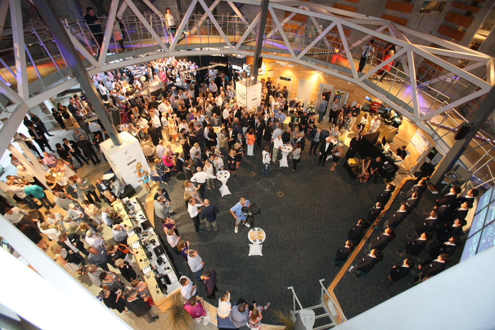 The new centre can transform into an event space for up to 800