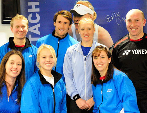 Tennis superstar visits White Horse Leisure and Tennis Centre