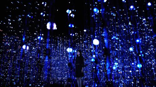 Crystal Universe is one of 20 sparkling, innovative light installations on show / teamLab