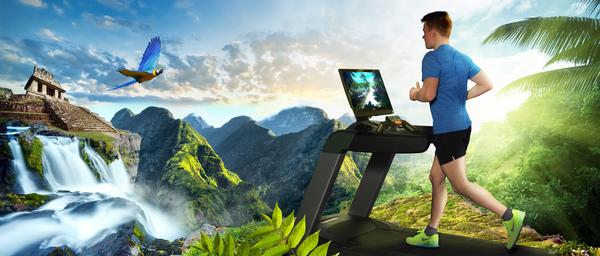 The virtual reality treadmill is described as ‘a game-changer’