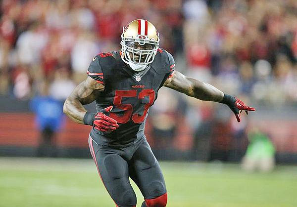 Bowman is an American football linebacker for the San Francisco 49ers Bowman is an American football linebacker for the San Francisco 49ers