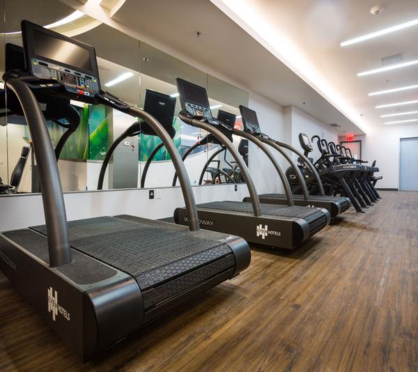 1,200sq ft fitness centre