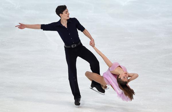 Figure skating winners: Russia’s Anastasia Shpilevaya and Grigory Smirnov