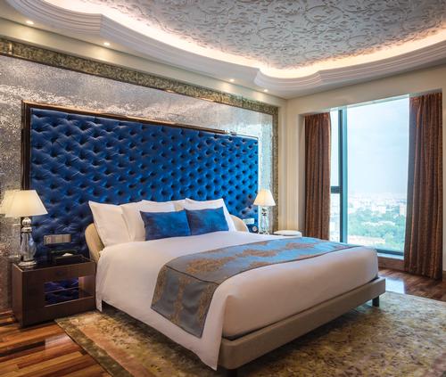Each of the 286 rooms are individually furnished by Italian design houses including Visionnaire, Provasi, Giorgetti and Colombo Stile / Reverie Saigon