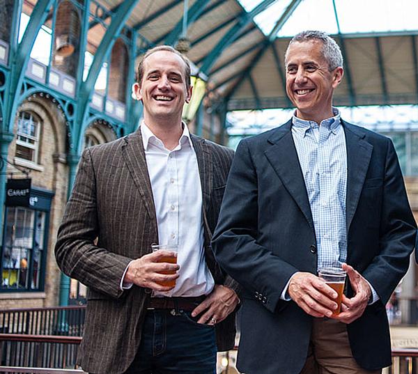 Danny Meyer (right) and Randy Garutti (left) in Covent Garden