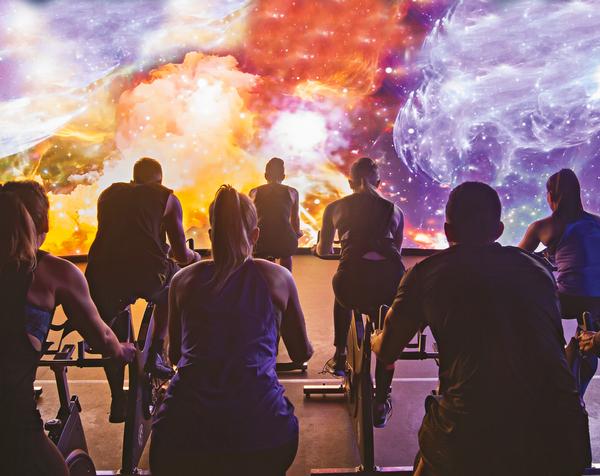 Salt Ayre boasts the first immersive cycling studio in the north east and this helps the leisure centre to stand out