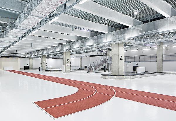 The running lanes aim to promote physical activity The running lanes aim to promote physical activity