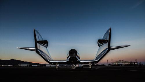 First unveiled in 2008, the passenger plane is piggybacked to a high altitude by a larger plane