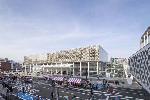 OPAM is now a community hub in the Japanese city of Oita / Shigeru Ban Architects