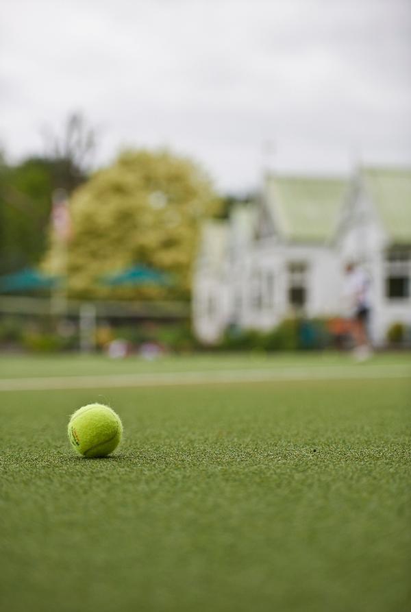 The project included the installation of 10 tennis court surfaces for WBC
