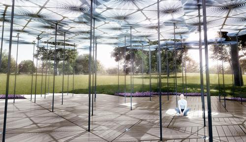 AL_A’s MPavilion will be located in Melbourne’s Queen Victoria Gardens / AL_A