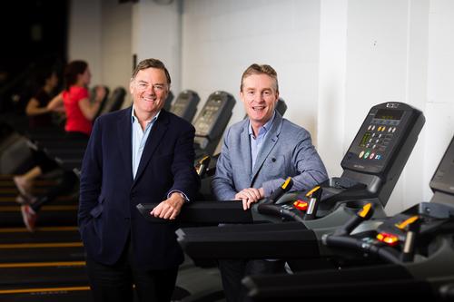 Pure Gym CEO Humphrey Cobbold (right) and executive chair Peter Roberts