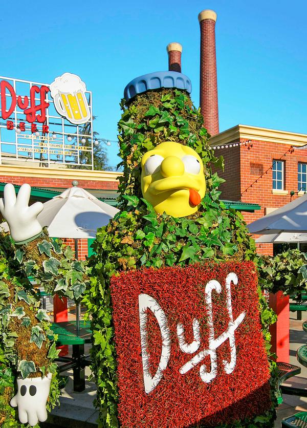 Incorporating food featured on The Simpsons series enchances the guest experience