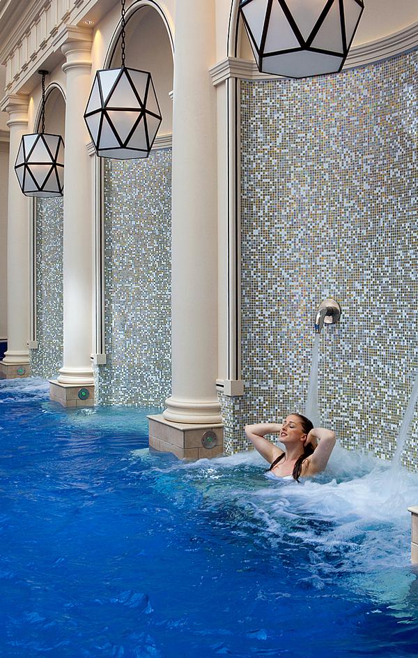 The magnesium-rich waters are good for aches and pains