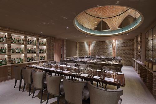 The cellar accommodates up to 40 for a wine tasting reception