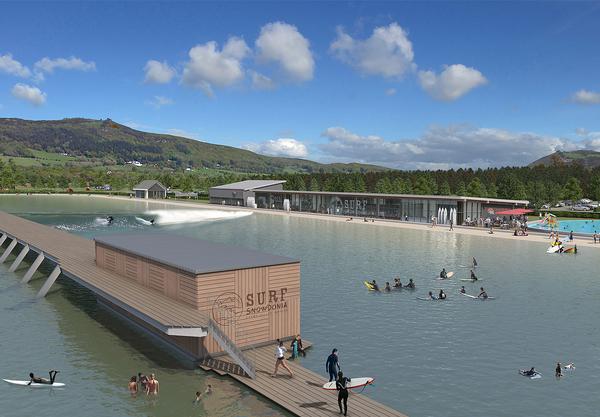 Surf Snowdonia is the world’s first publicly accessible Wavegarden artificial surfing lagoon
