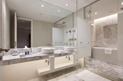 MKV Design used a mixture of materials and textures in their interior designs for the Intourist Hotel / Michael Franke