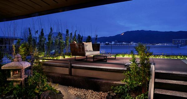 The Tsukimi Suite at the Ritz Carlton Kyoto features a ‘moon viewing deck’ 