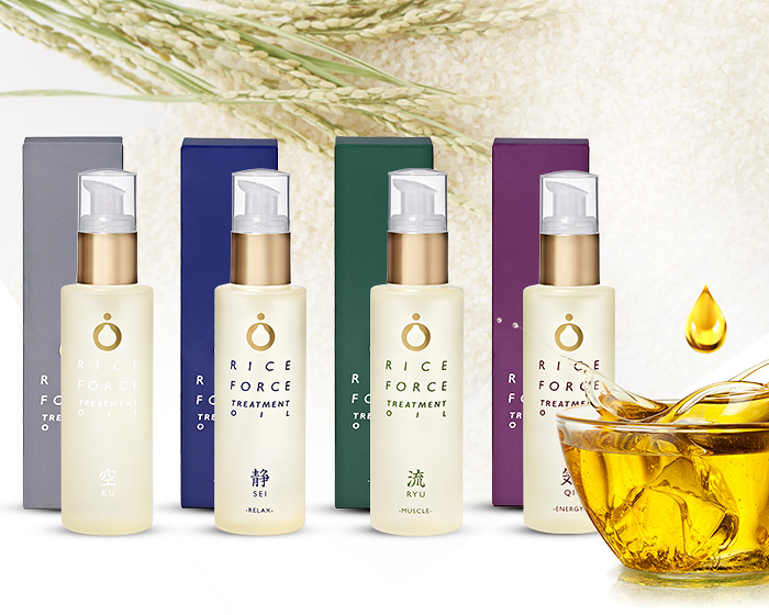 The new range is made up of four oils: Ku, Sei, Qi and Ryu / 