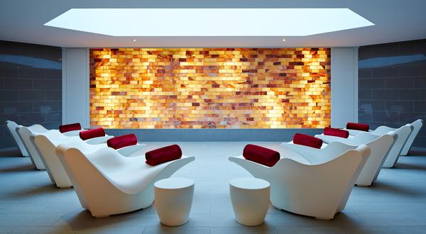 The spa includes a number of relaxation areas