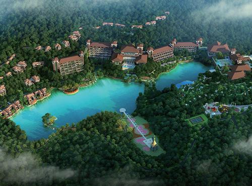 The Dusit Devarana Hot Springs & Spa Resort Zhuzhou will include a 'vast' outdoor space with natural hot springs pools / Dusit 