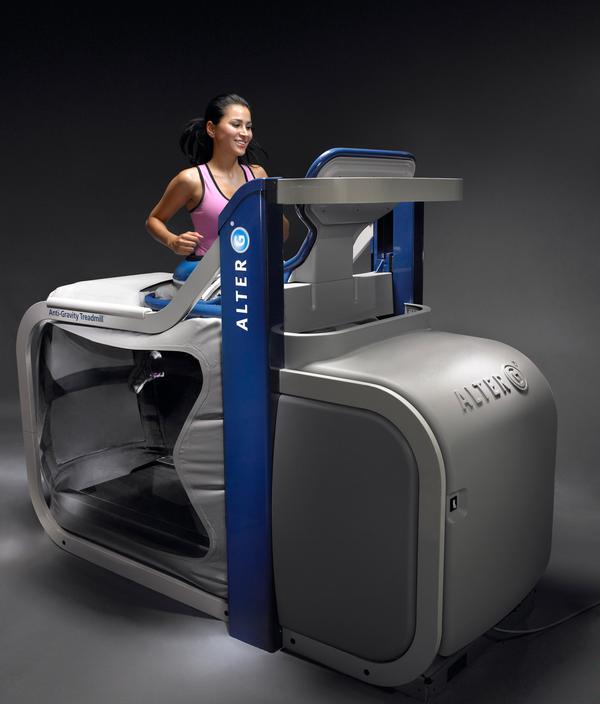 The anti-gravity treadmill is used by athletes for rehabilitation