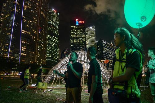 The installation is being displayed at i Light Marina Bay, Asia’s leading sustainable light art festival
/ Urban Redevelopment Authority.