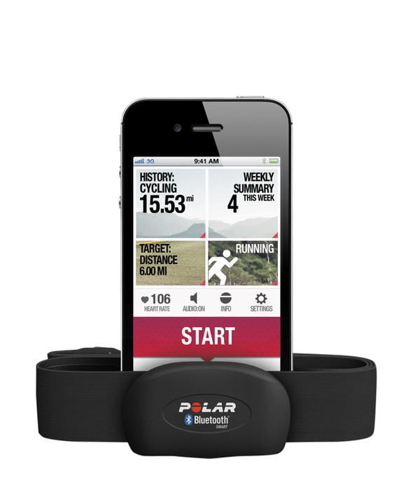 Polar recently launched a heart rate sensor app